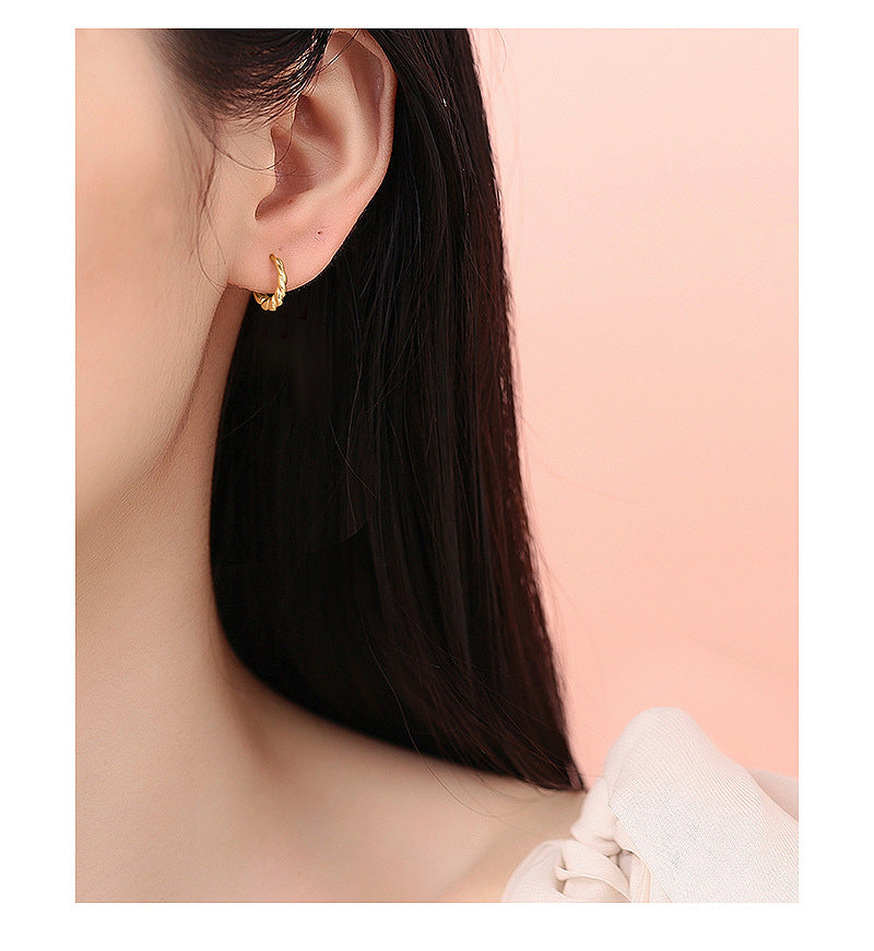 B47 Twisted Hoops