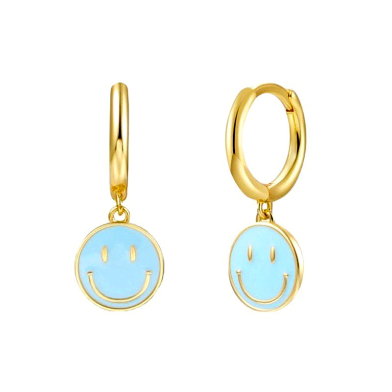 Smile Face Pendant Earrings