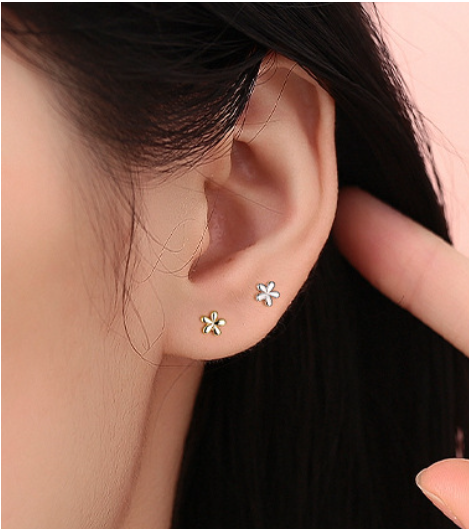 A35  Little Flower Studs