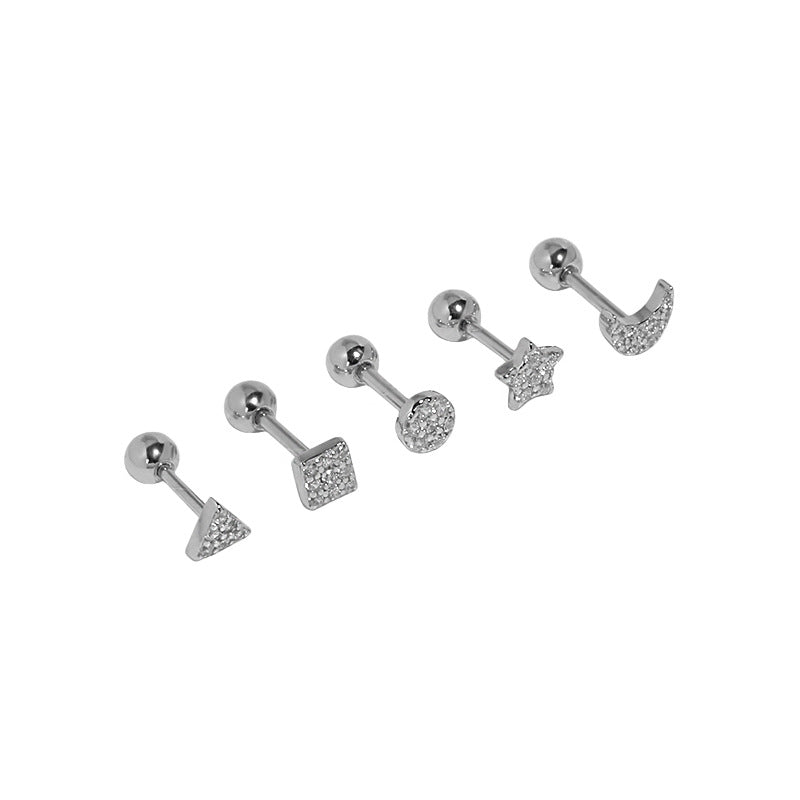 A47  Silver Studs Sets