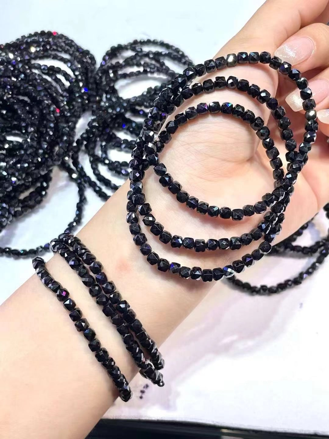 Black Spinel Bracelets