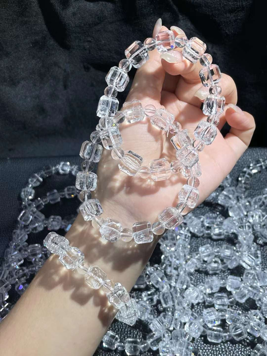 Azeztulite Quartz Bracelets