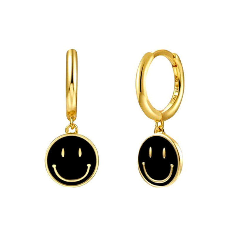 Smile Face Pendant Earrings