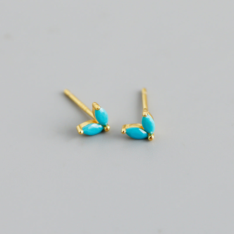 Multicolor Zircon Marquise Studs