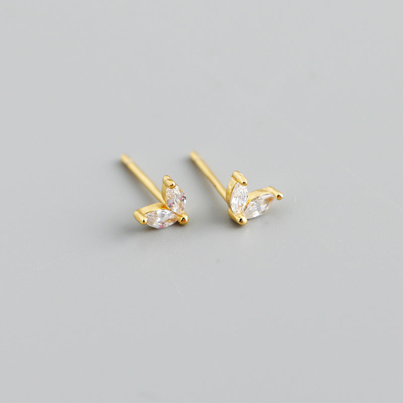 Multicolor Zircon Marquise Studs