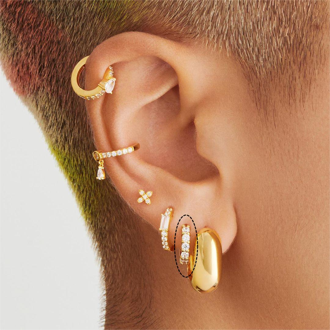 Zircon Hoops(OD:8mm-12mm)