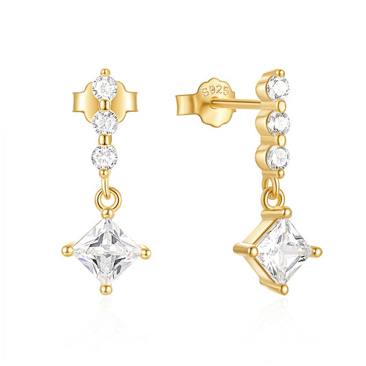 Zircon Drop Studs