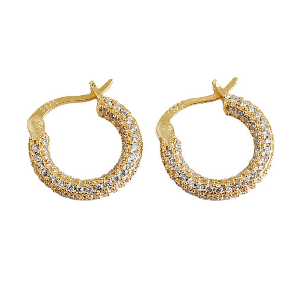 B33  Diamond Hoops