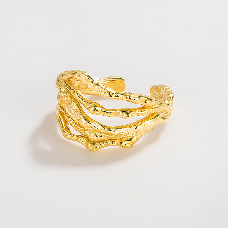 18k Gold Plated Sterling Silver Ring