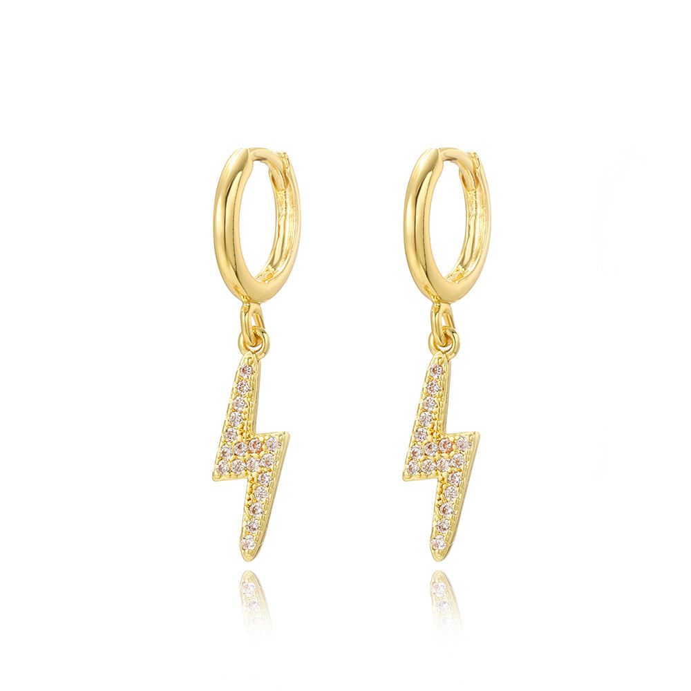 H3  Lighting Zircon Earrings