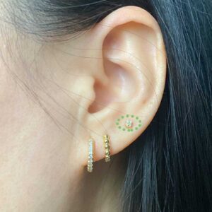 1mm zircon stud-2 1mm Zircon Studs Flat Back